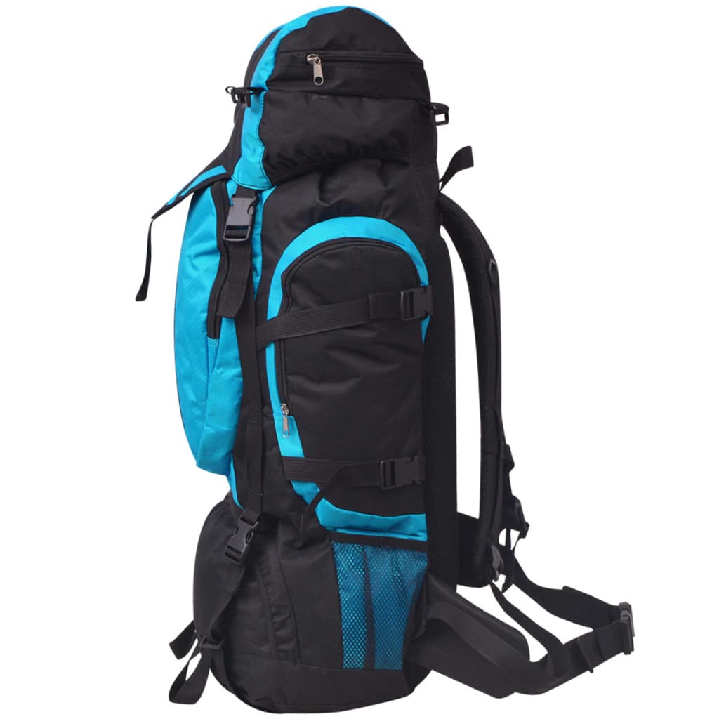 Rugzak hiking XXL 75 L zwart en blauw is nu te koop bij PeponiXL, paradijselijk wonen!