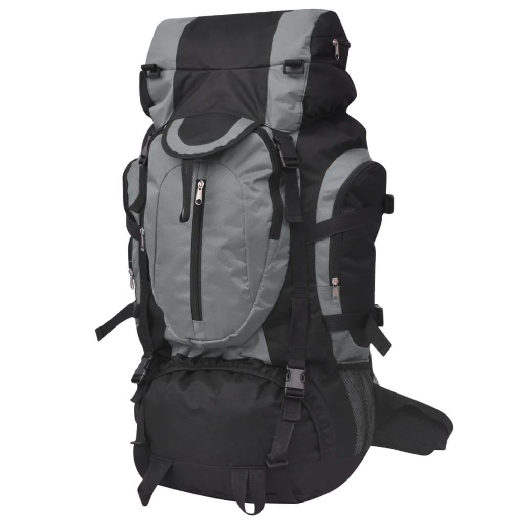 Rugzak hiking XXL 75 L zwart en grijs is nu te koop bij PeponiXL, paradijselijk wonen!