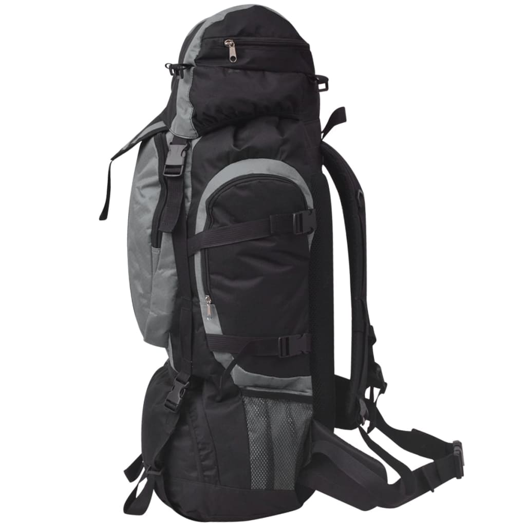 Rugzak hiking XXL 75 L zwart en grijs is nu te koop bij PeponiXL, paradijselijk wonen!