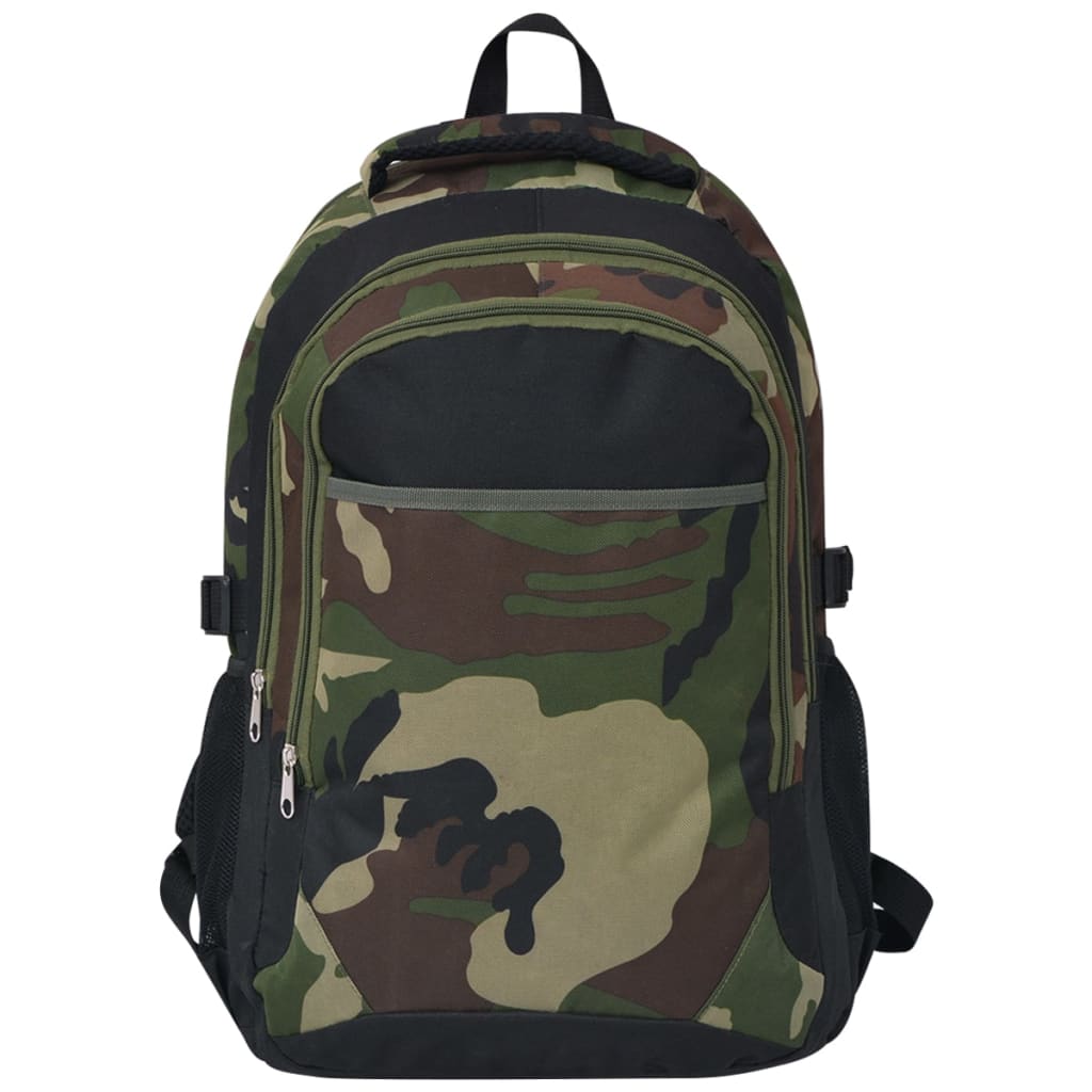 Rugzak voor school 40 L zwart en camouflage is nu te koop bij PeponiXL, paradijselijk wonen!