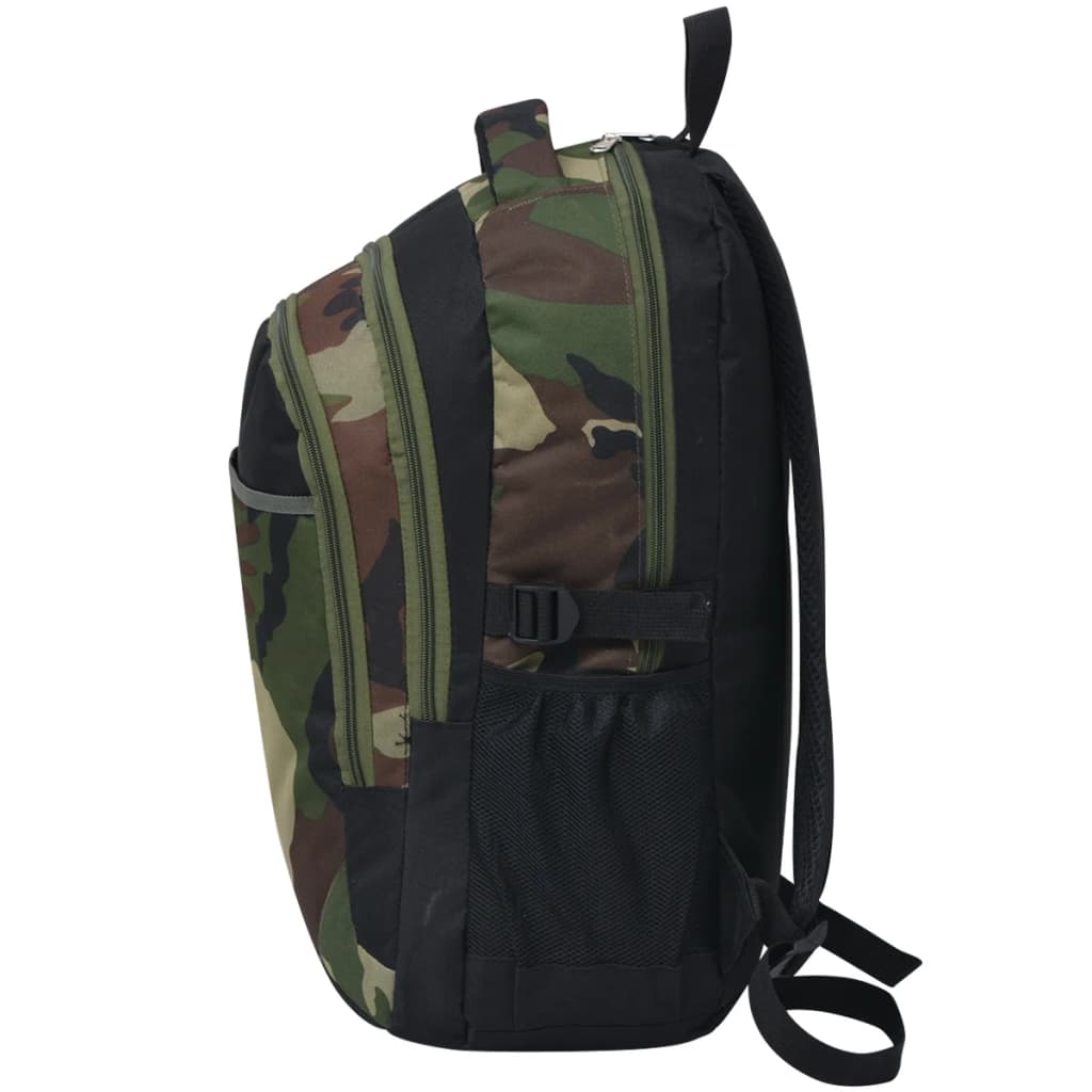 Rugzak voor school 40 L zwart en camouflage is nu te koop bij PeponiXL, paradijselijk wonen!