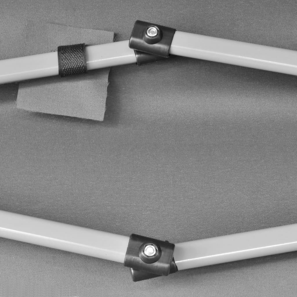 Partytent pop-up zeshoekig inklapbaar 3,6x3,1 m grijs is nu te koop bij PeponiXL, paradijselijk wonen!