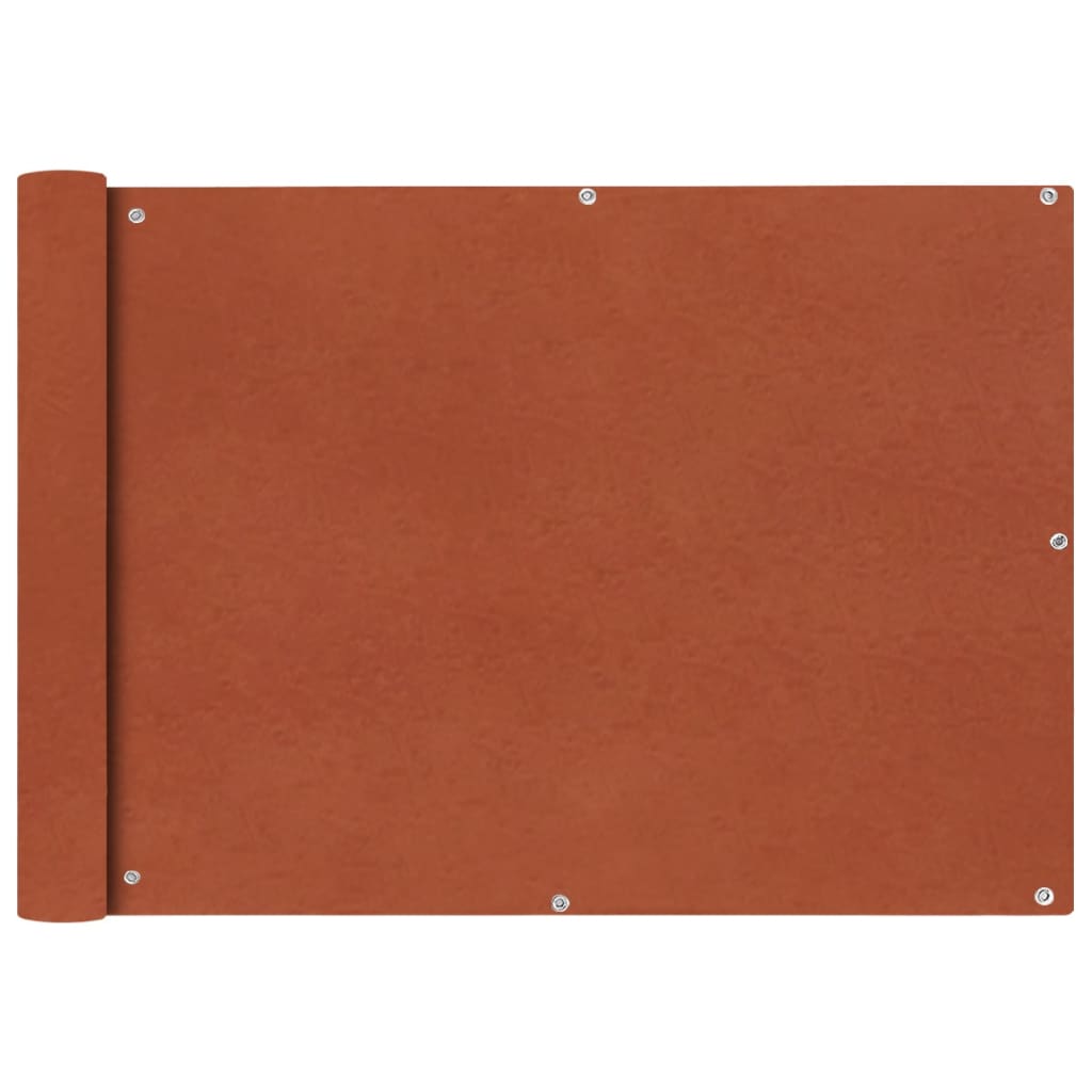 Balkonscherm Oxford textiel 75x400 cm terracotta is nu te koop bij PeponiXL, paradijselijk wonen!