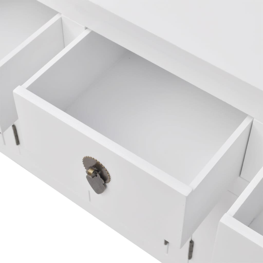 Dressoir Chinese stijl massief hout wit is nu te koop bij PeponiXL, paradijselijk wonen!