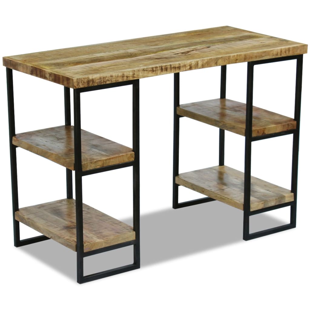 Bureau 110x50x76 cm mangohout is nu te koop bij PeponiXL, paradijselijk wonen!