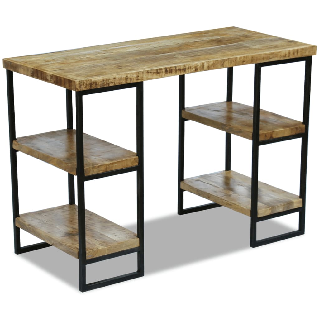 Bureau 110x50x76 cm mangohout is nu te koop bij PeponiXL, paradijselijk wonen!