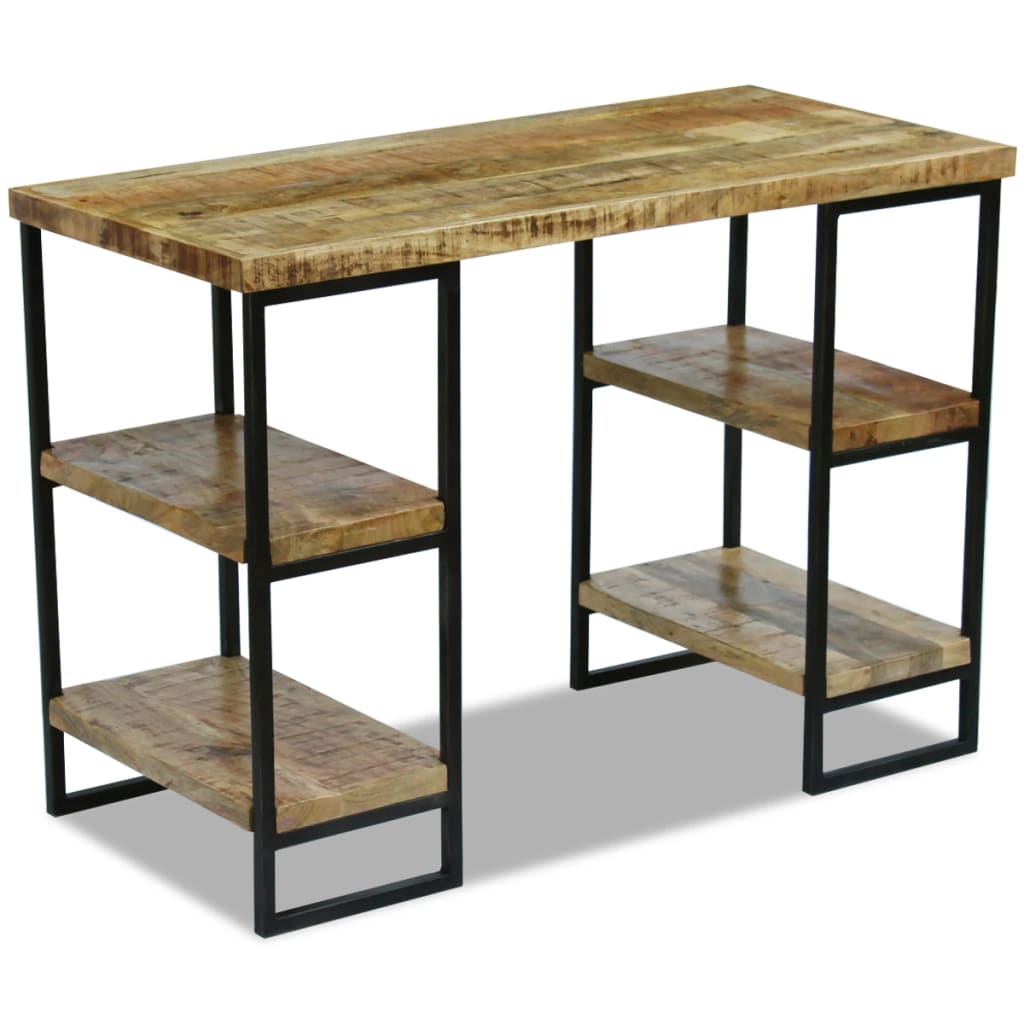 Bureau 110x50x76 cm mangohout is nu te koop bij PeponiXL, paradijselijk wonen!