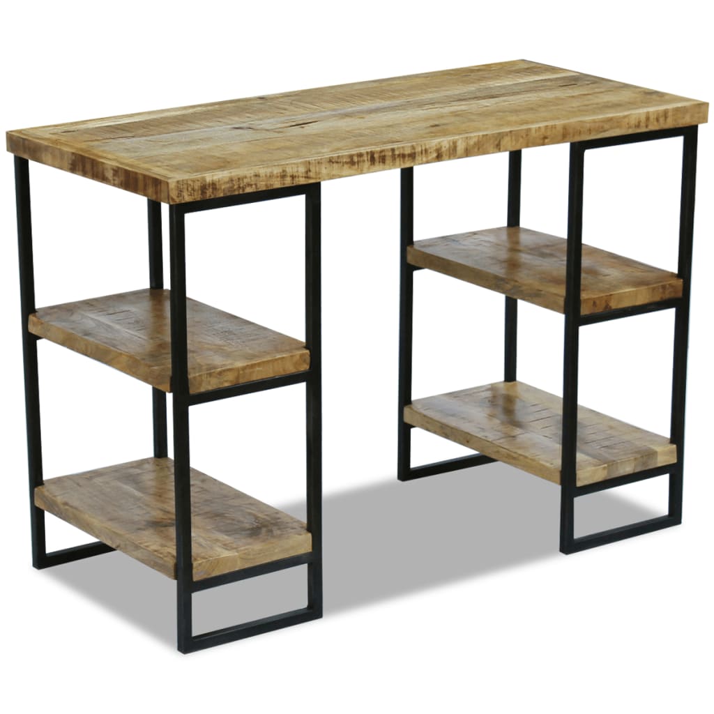 Bureau 110x50x76 cm mangohout is nu te koop bij PeponiXL, paradijselijk wonen!