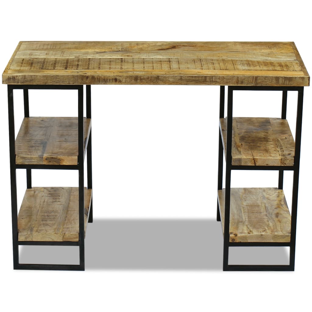 Bureau 110x50x76 cm mangohout is nu te koop bij PeponiXL, paradijselijk wonen!