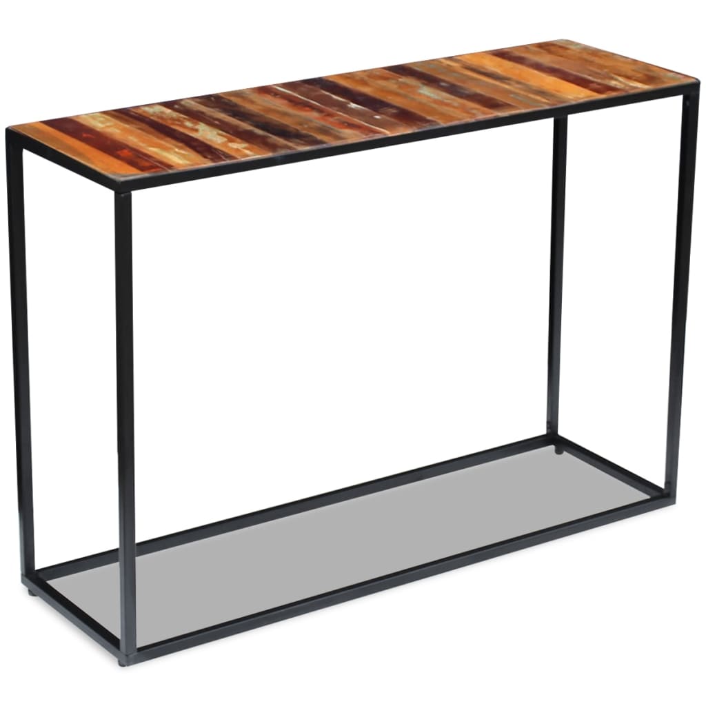 Wandtafel 110x35x76 cm massief gerecycled hout is nu te koop bij PeponiXL, paradijselijk wonen!