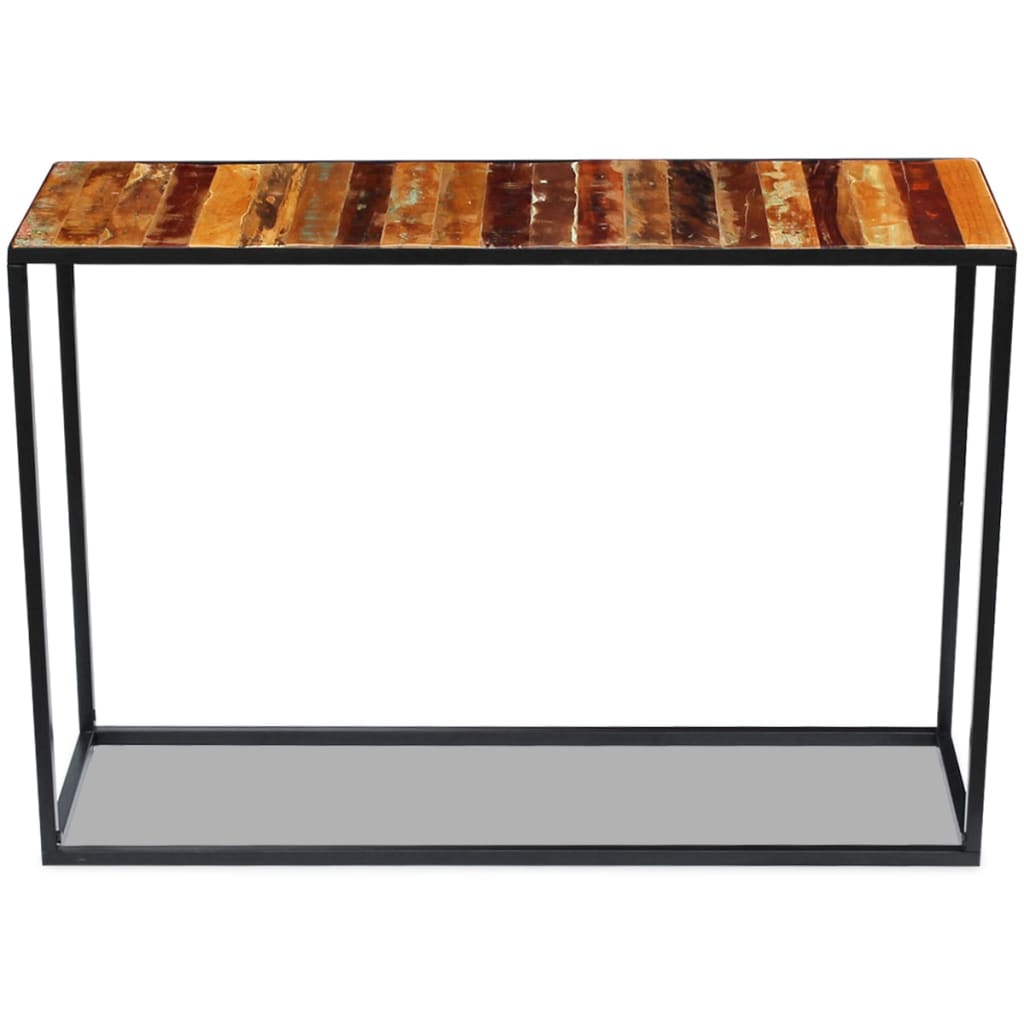 Wandtafel 110x35x76 cm massief gerecycled hout is nu te koop bij PeponiXL, paradijselijk wonen!