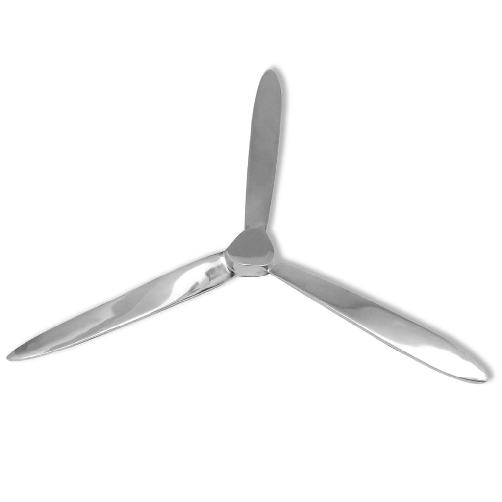 Propeller voor aan de muur 70 cm aluminium zilver is nu te koop bij PeponiXL, paradijselijk wonen!