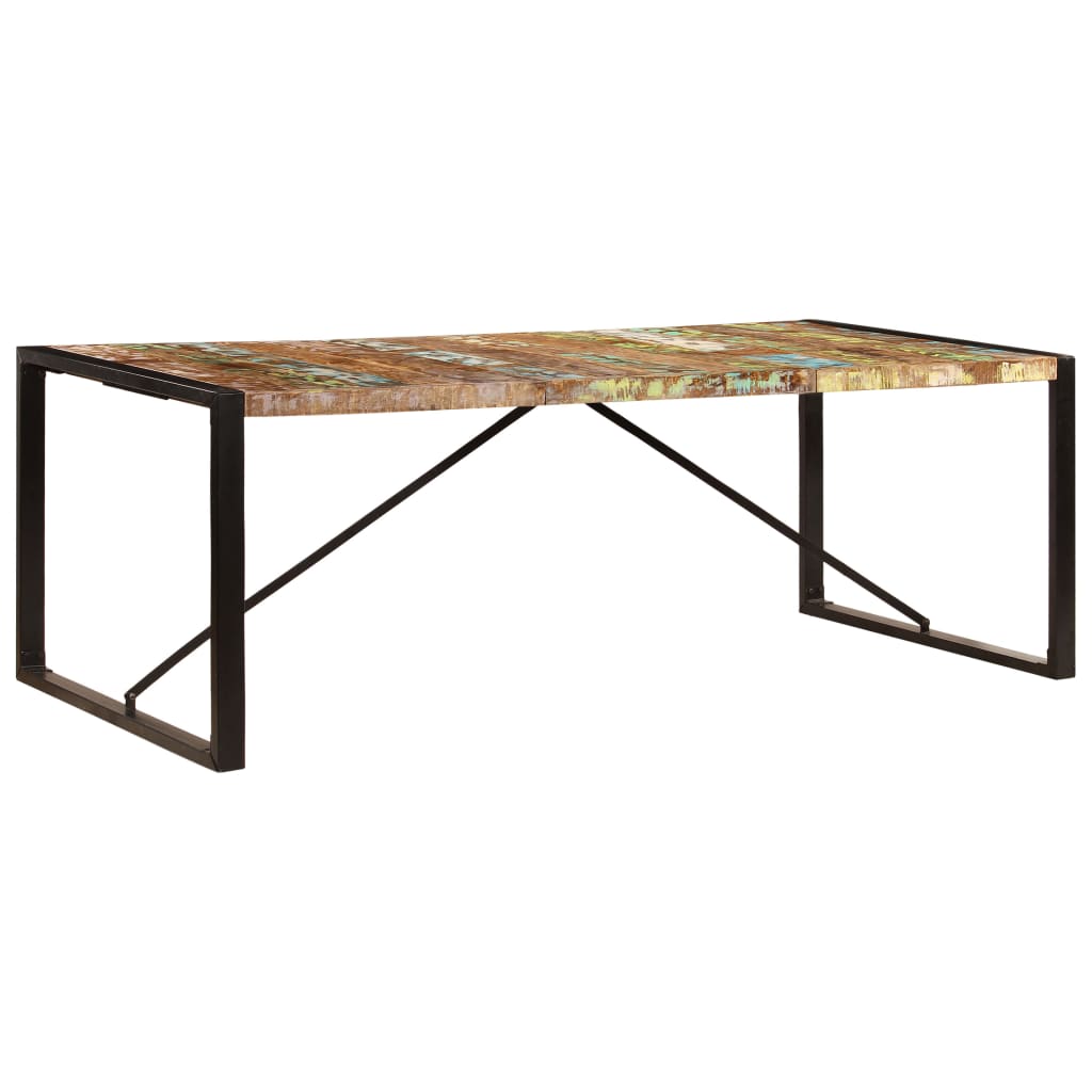 Eettafel 220x100x75 cm massief gerecycled hout is nu te koop bij PeponiXL, paradijselijk wonen!