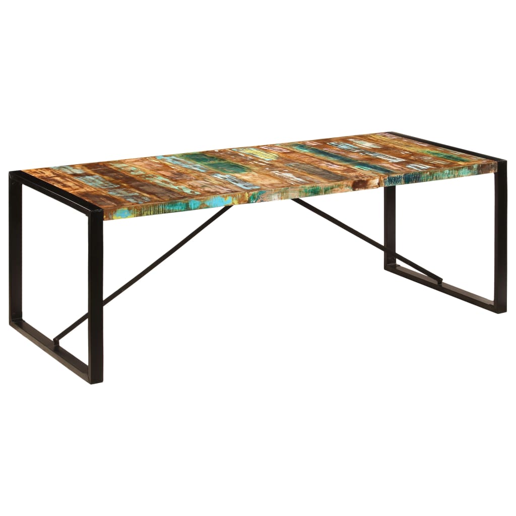 Eettafel 220x100x75 cm massief gerecycled hout is nu te koop bij PeponiXL, paradijselijk wonen!
