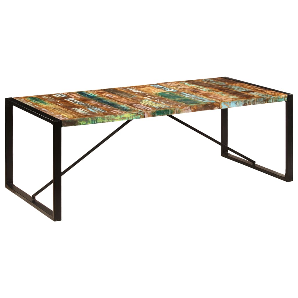 Eettafel 220x100x75 cm massief gerecycled hout is nu te koop bij PeponiXL, paradijselijk wonen!