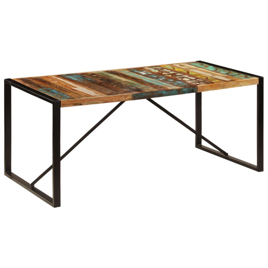 Eettafel 180x90x75 cm massief gerecycled hout is nu te koop bij PeponiXL, paradijselijk wonen!