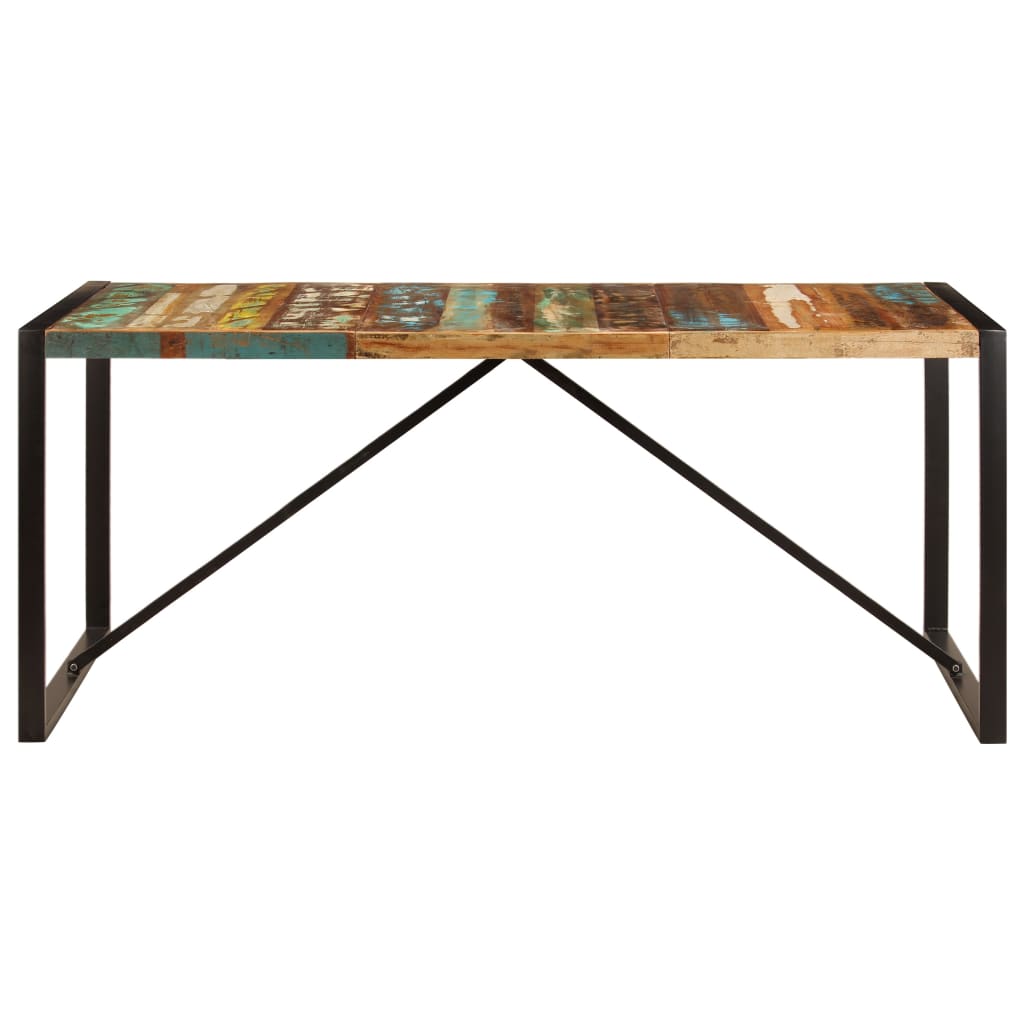 Eettafel 180x90x75 cm massief gerecycled hout is nu te koop bij PeponiXL, paradijselijk wonen!