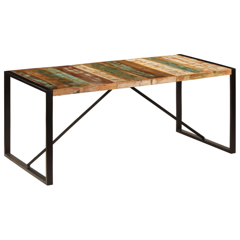 Eettafel 180x90x75 cm massief gerecycled hout is nu te koop bij PeponiXL, paradijselijk wonen!