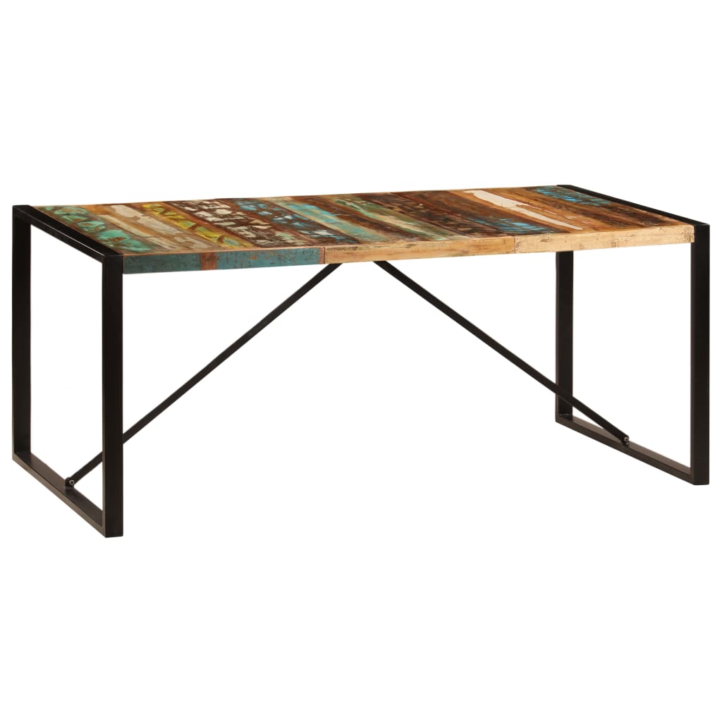 Eettafel 180x90x75 cm massief gerecycled hout is nu te koop bij PeponiXL, paradijselijk wonen!