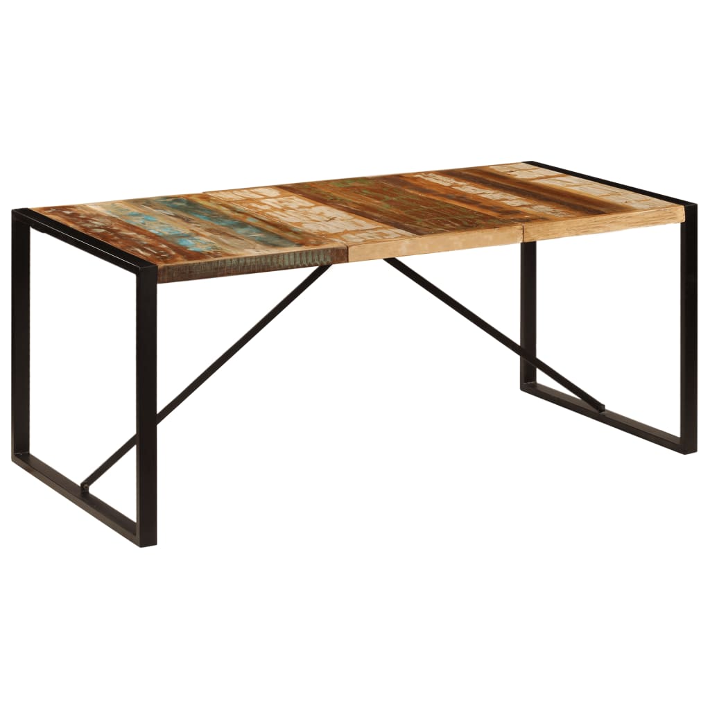 Eettafel 180x90x75 cm massief gerecycled hout is nu te koop bij PeponiXL, paradijselijk wonen!