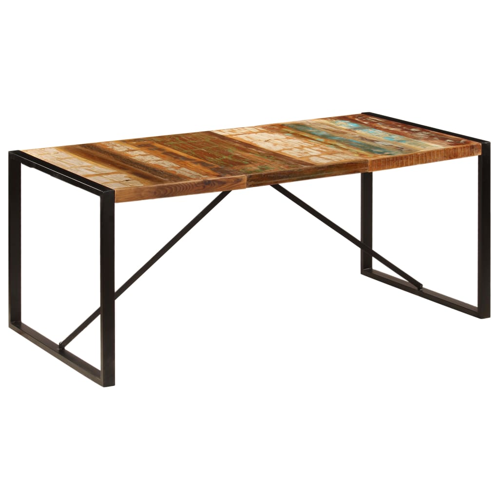 Eettafel 180x90x75 cm massief gerecycled hout is nu te koop bij PeponiXL, paradijselijk wonen!