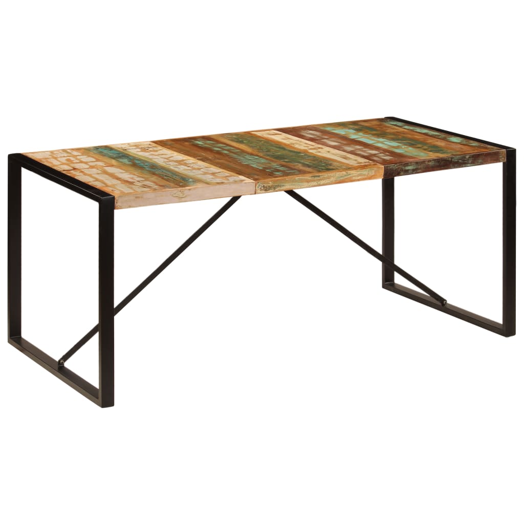 Eettafel 180x90x75 cm massief gerecycled hout is nu te koop bij PeponiXL, paradijselijk wonen!