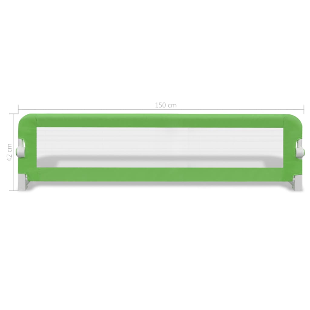Kinderbedhekjes 2 st 150x42 cm groen is nu te koop bij PeponiXL, paradijselijk wonen!