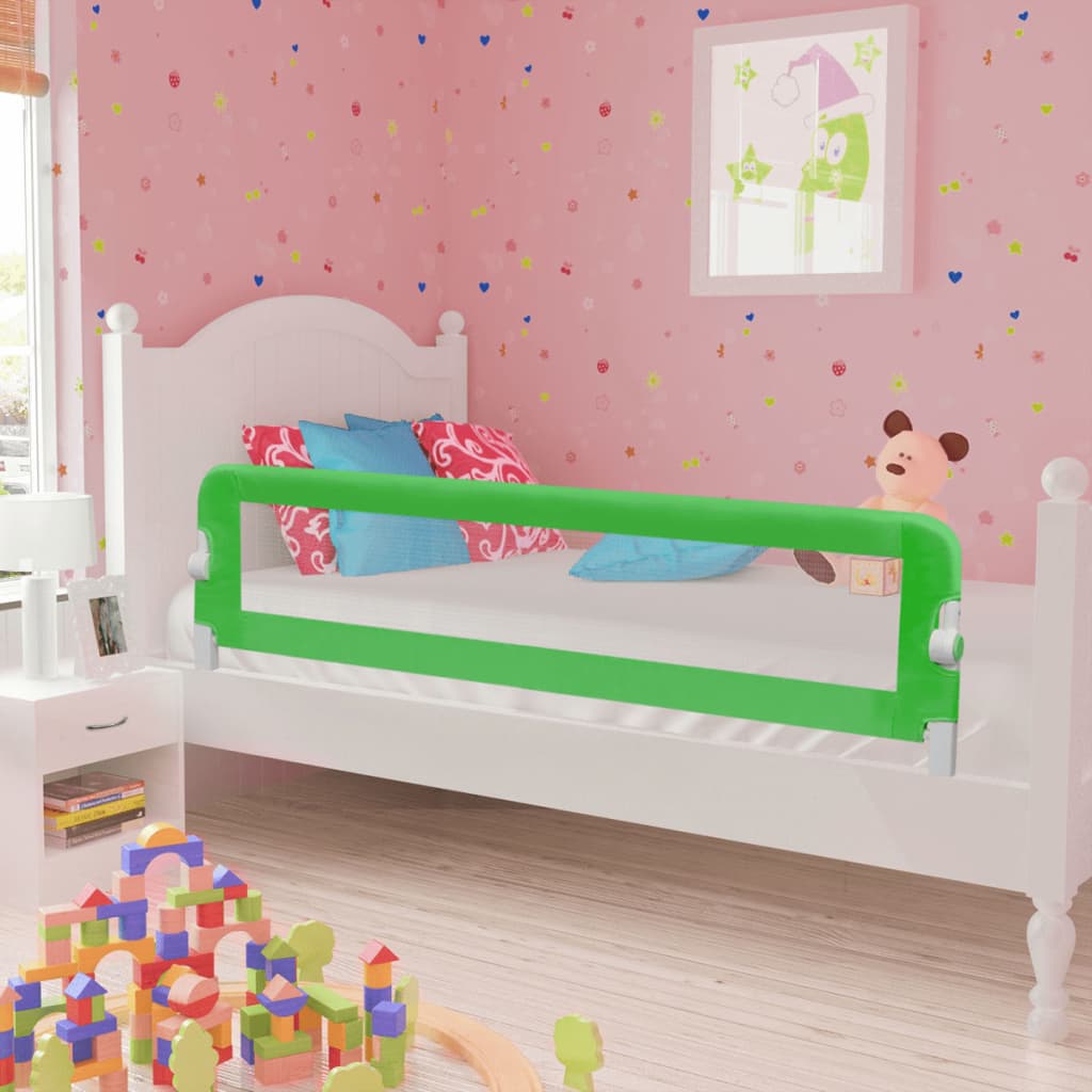 Kinderbedhekjes 2 st 150x42 cm groen is nu te koop bij PeponiXL, paradijselijk wonen!