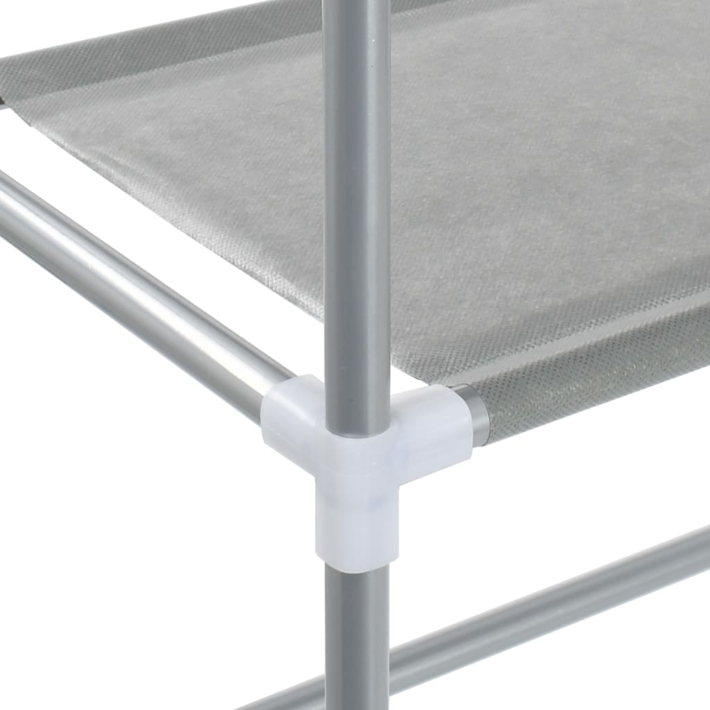 Opbergrek voor boven wasmachine 3-laags 69x28x169 cm zilver is nu te koop bij PeponiXL, paradijselijk wonen!