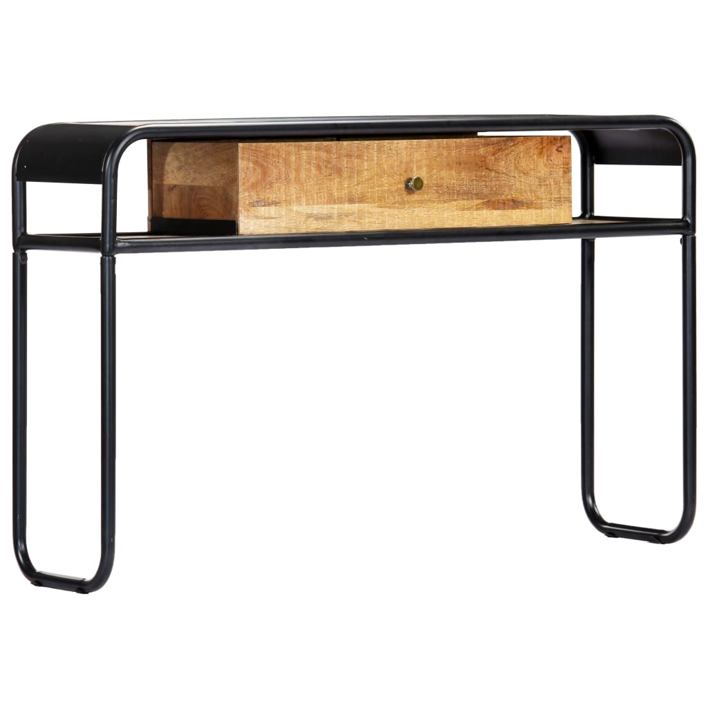 Wandtafel 118x30x75 cm massief mangohout is nu te koop bij PeponiXL, paradijselijk wonen!