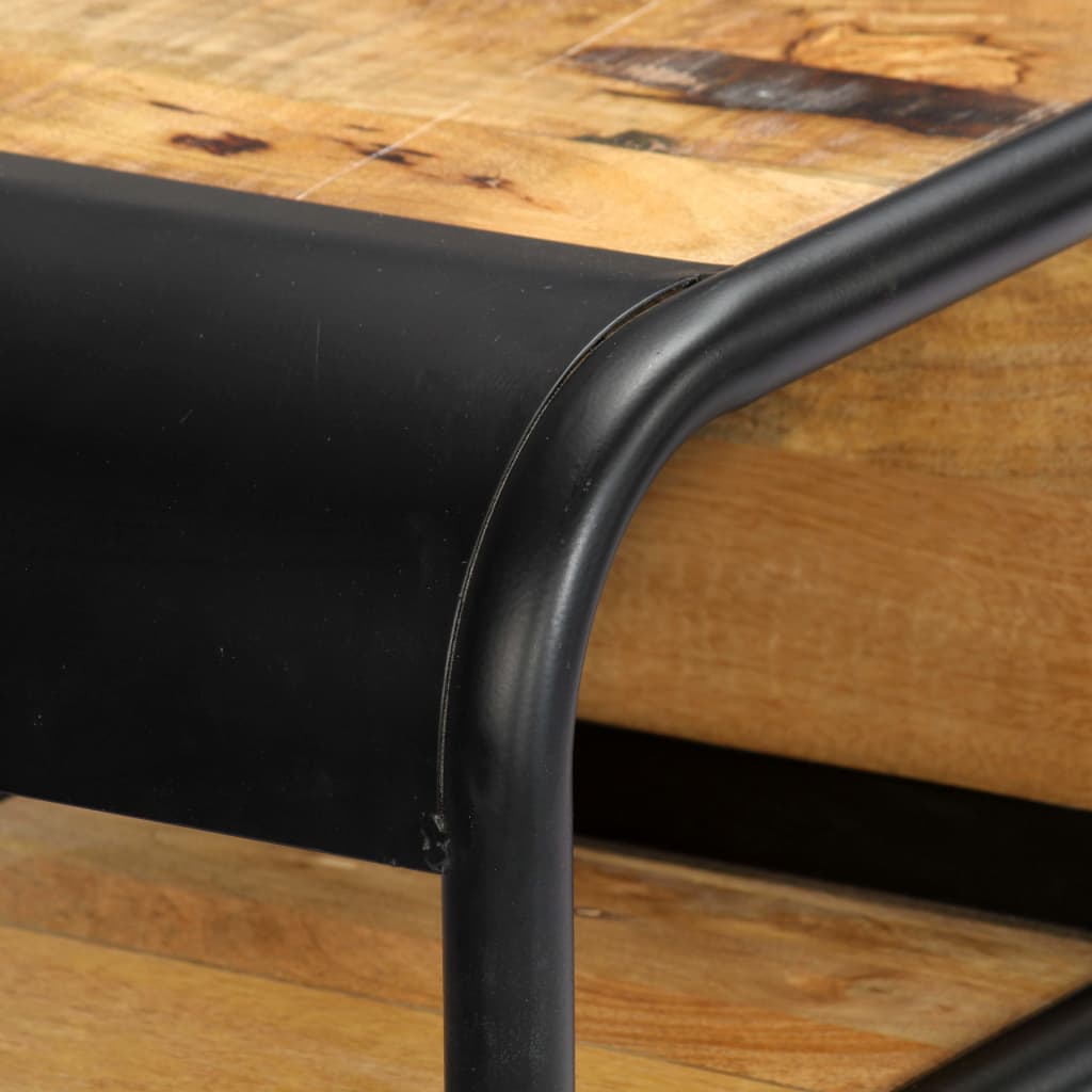 Wandtafel 118x30x75 cm massief mangohout is nu te koop bij PeponiXL, paradijselijk wonen!