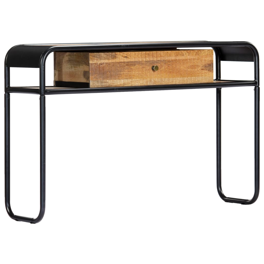 Wandtafel 118x30x75 cm massief mangohout is nu te koop bij PeponiXL, paradijselijk wonen!