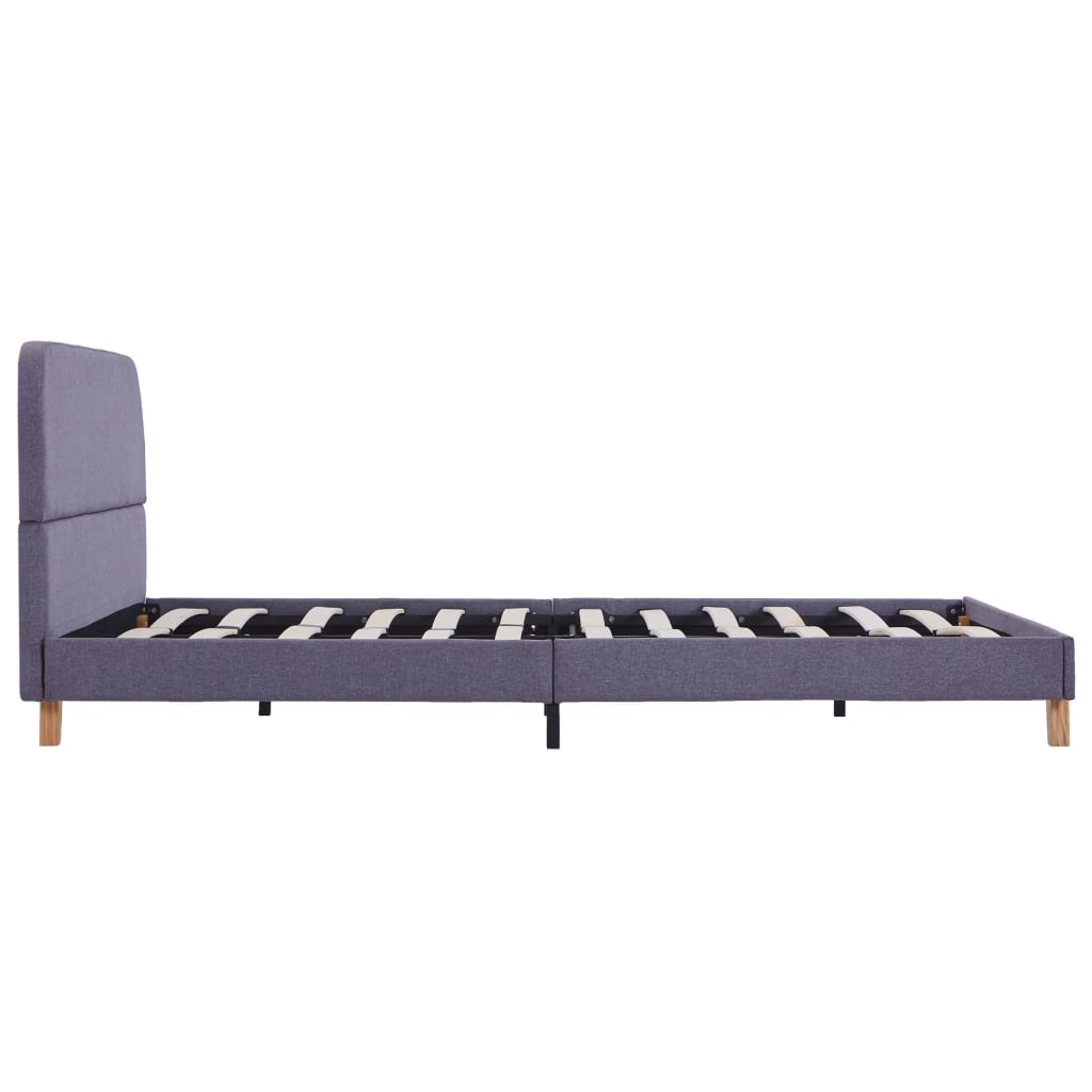 Bedframe stof lichtgrijs 140x200 cm is nu te koop bij PeponiXL, paradijselijk wonen!