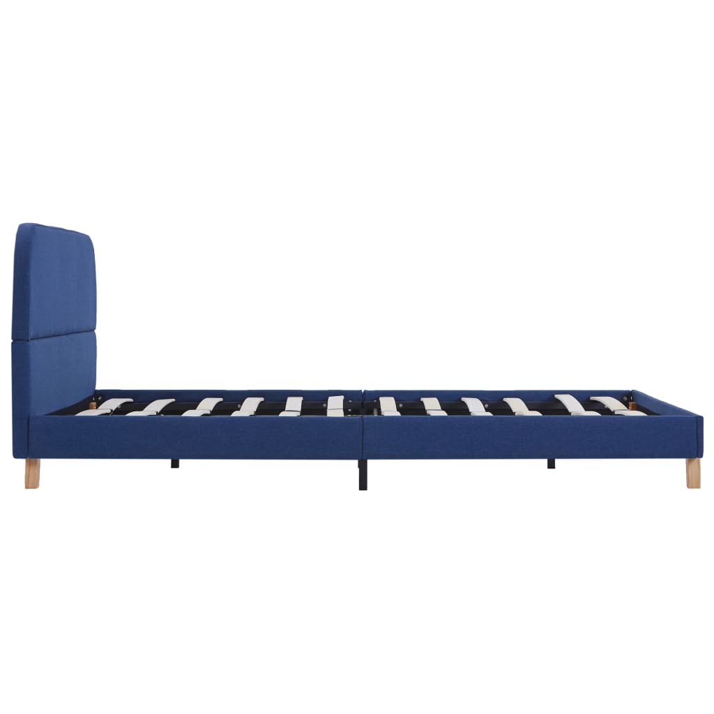 Bedframe stof blauw 140x200 cm is nu te koop bij PeponiXL, paradijselijk wonen!