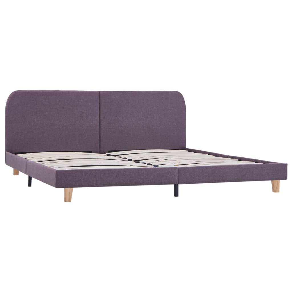 Bedframe stof taupe 180x200 cm is nu te koop bij PeponiXL, paradijselijk wonen!