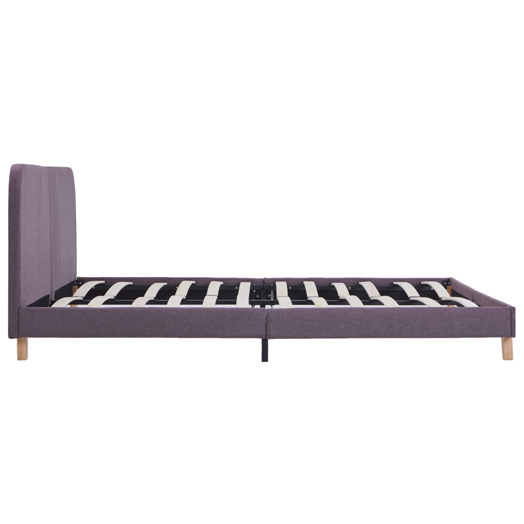 Bedframe stof taupe 180x200 cm is nu te koop bij PeponiXL, paradijselijk wonen!