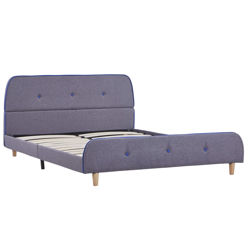 Bedframe stof lichtgrijs 140x200 cm is nu te koop bij PeponiXL, paradijselijk wonen!