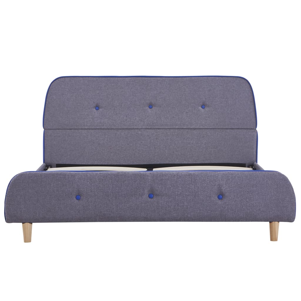Bedframe stof lichtgrijs 140x200 cm is nu te koop bij PeponiXL, paradijselijk wonen!