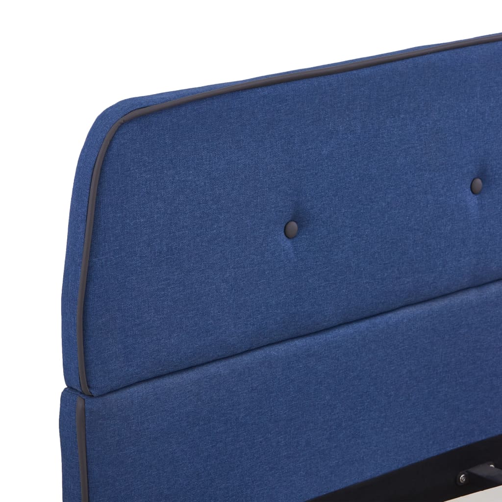 Bedframe stof blauw 140x200 cm is nu te koop bij PeponiXL, paradijselijk wonen!