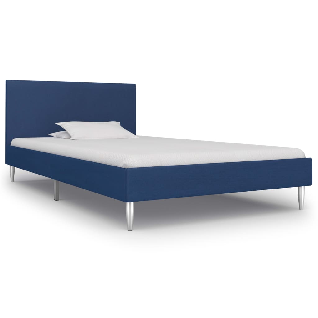 Bedframe stof blauw 90x200 cm is nu te koop bij PeponiXL, paradijselijk wonen!