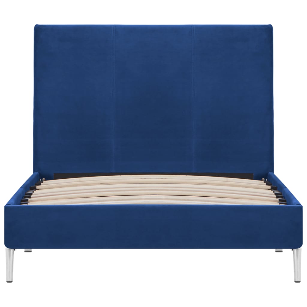 Bedframe stof blauw 90x200 cm is nu te koop bij PeponiXL, paradijselijk wonen!