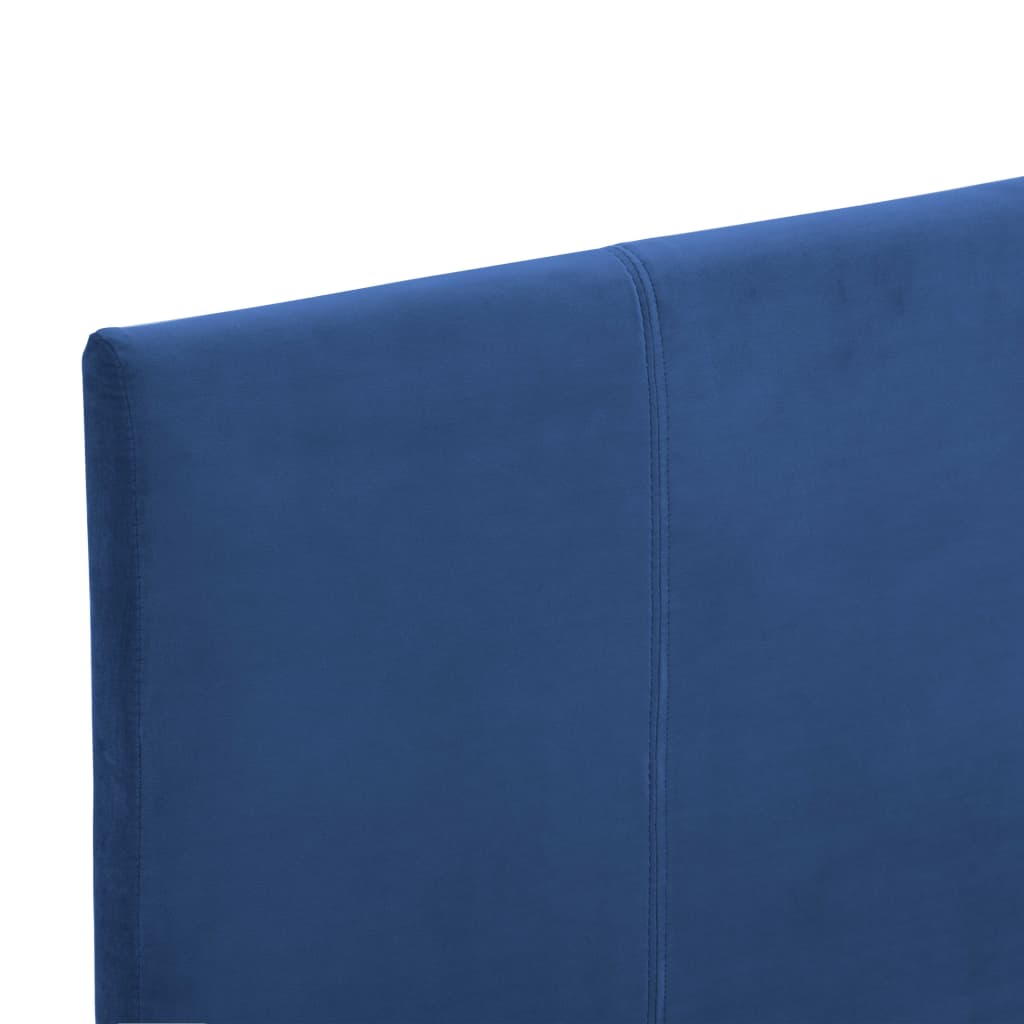 Bedframe stof blauw 90x200 cm is nu te koop bij PeponiXL, paradijselijk wonen!
