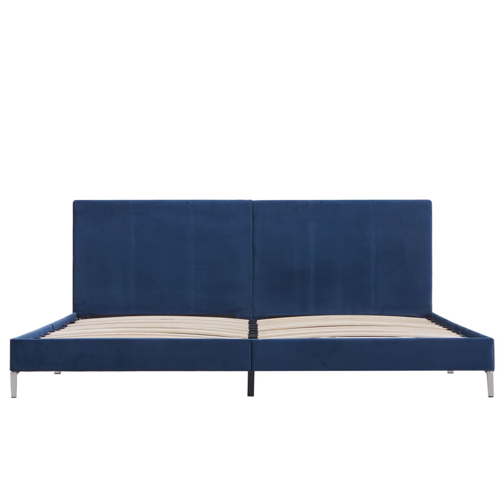 Bedframe stof blauw 180x200 cm is nu te koop bij PeponiXL, paradijselijk wonen!