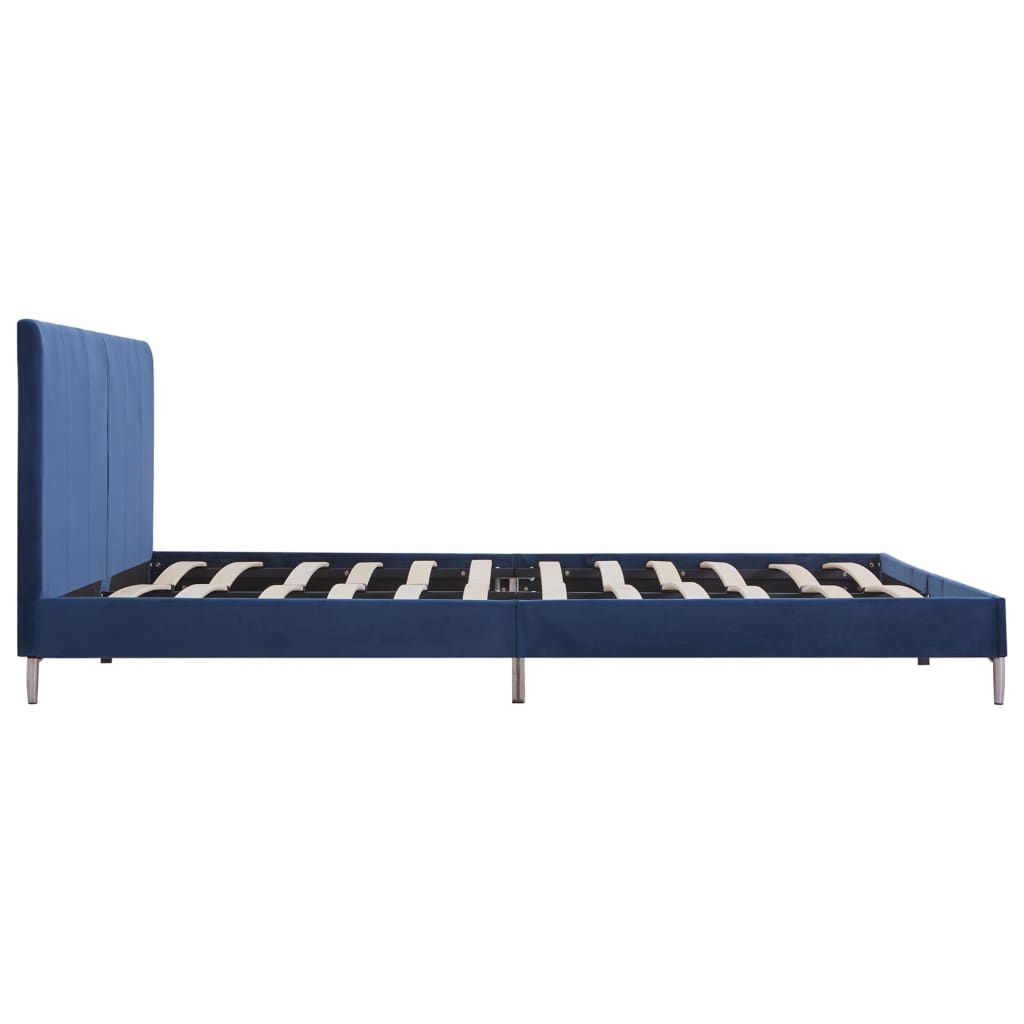 Bedframe stof blauw 180x200 cm is nu te koop bij PeponiXL, paradijselijk wonen!