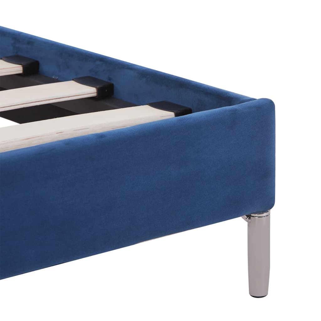 Bedframe stof blauw 180x200 cm is nu te koop bij PeponiXL, paradijselijk wonen!