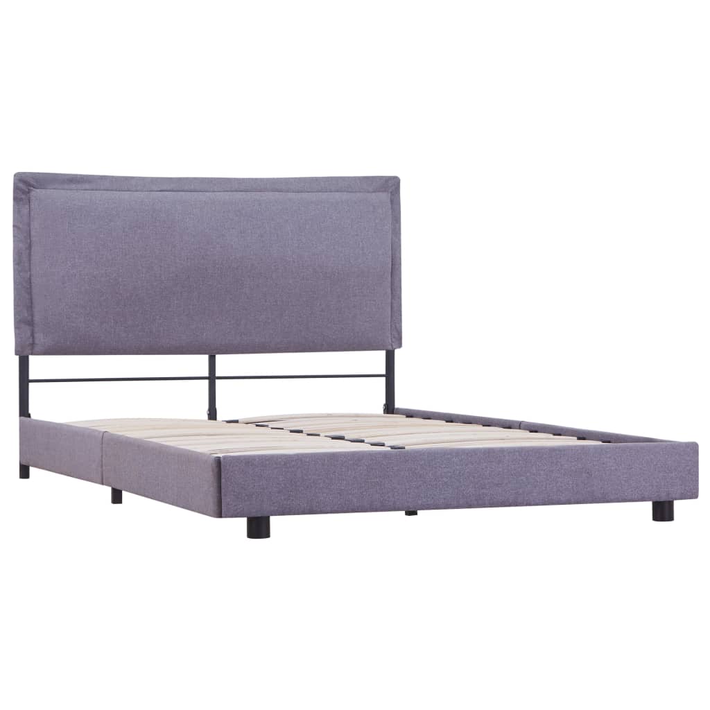 Bedframe stof lichtgrijs 140x200 cm is nu te koop bij PeponiXL, paradijselijk wonen!