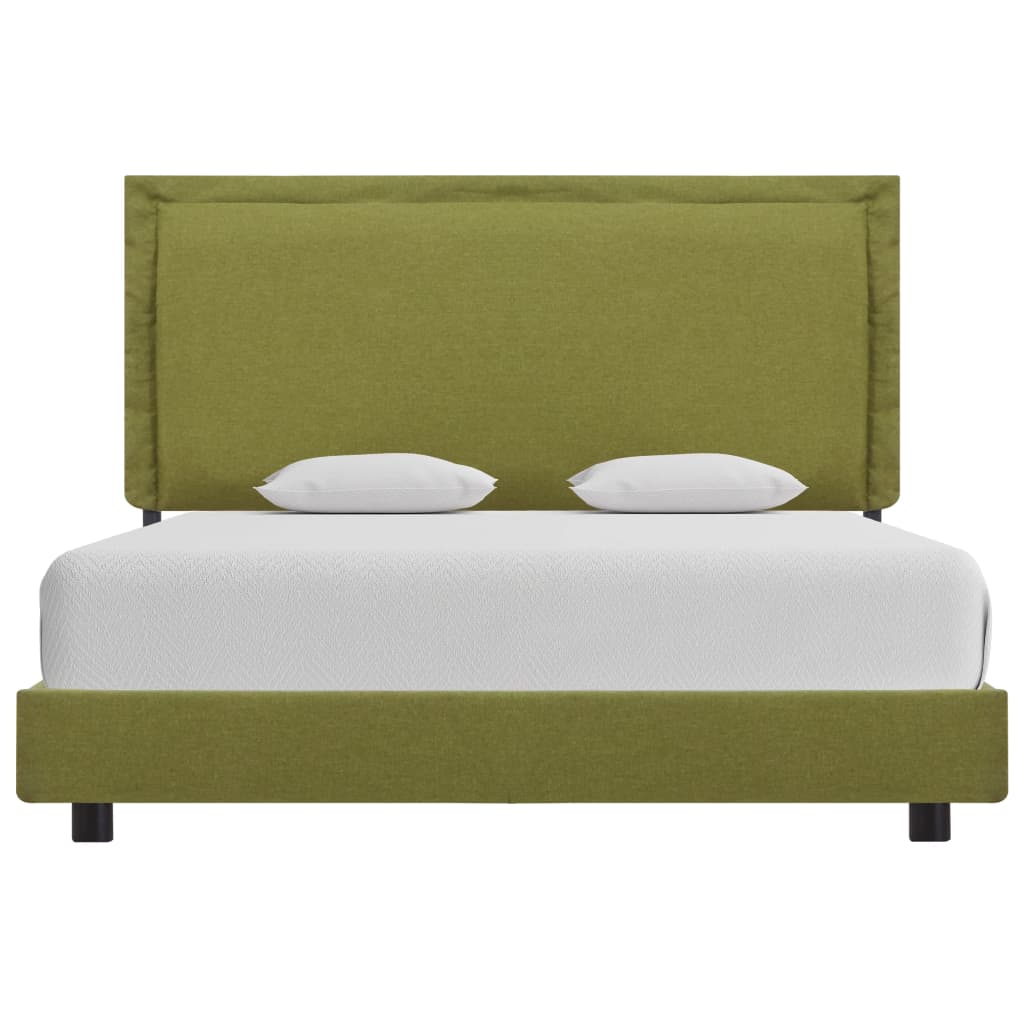 Bedframe stof groen 140x200 cm is nu te koop bij PeponiXL, paradijselijk wonen!