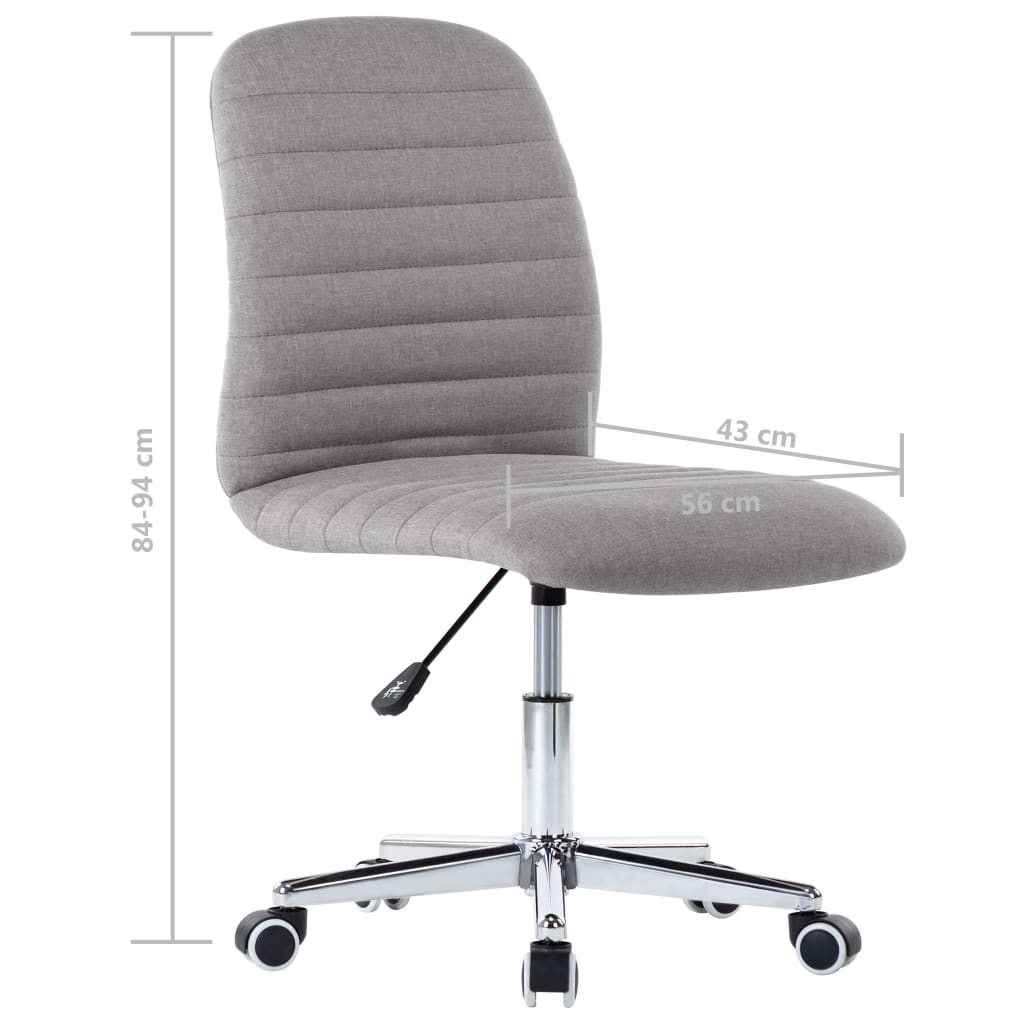 Eetkamerstoelen 2 st stof lichtgrijs is nu te koop bij PeponiXL, paradijselijk wonen!