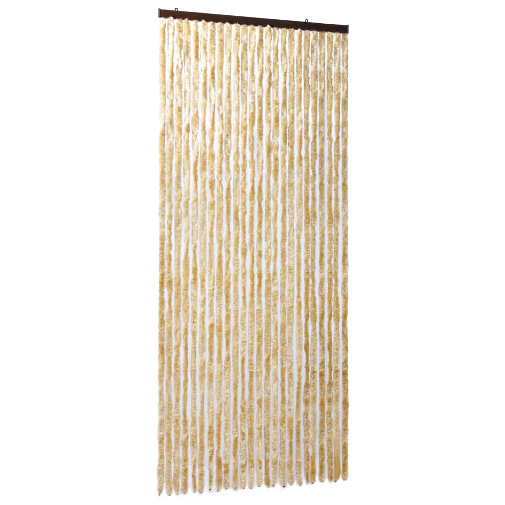 Vliegengordijn 100x220 cm chenille beige is nu te koop bij PeponiXL, paradijselijk wonen!