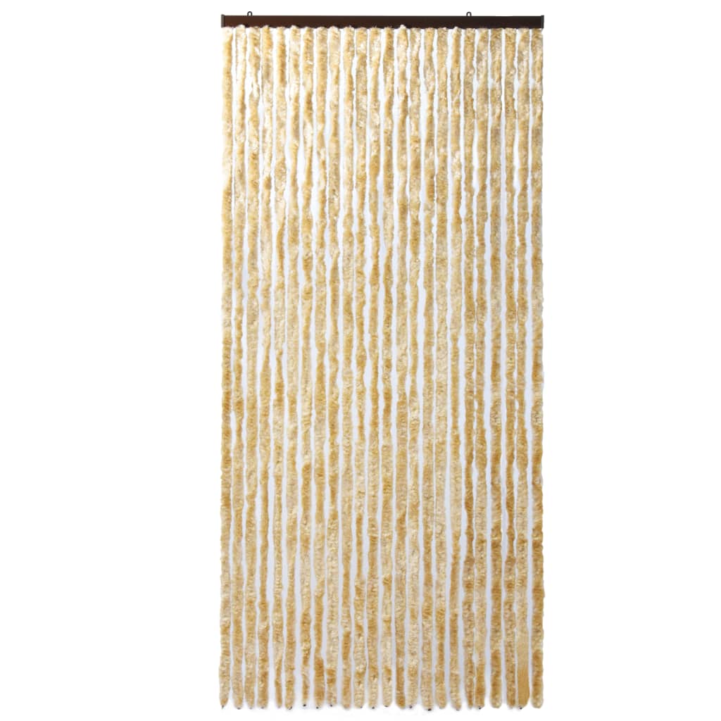 Vliegengordijn 100x220 cm chenille beige is nu te koop bij PeponiXL, paradijselijk wonen!
